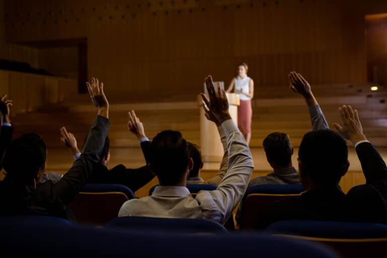 Vote lors de l'assemblée générale du CSE